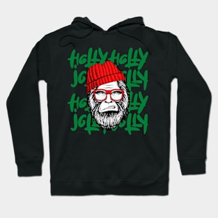 Christmas Holly Jolly BigFoot Hoodie